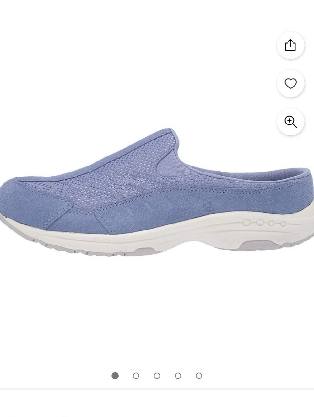 Easy Spirit Women's Traveltime 304 Mule Medium Blue 420 Size 5 Walking Traveling